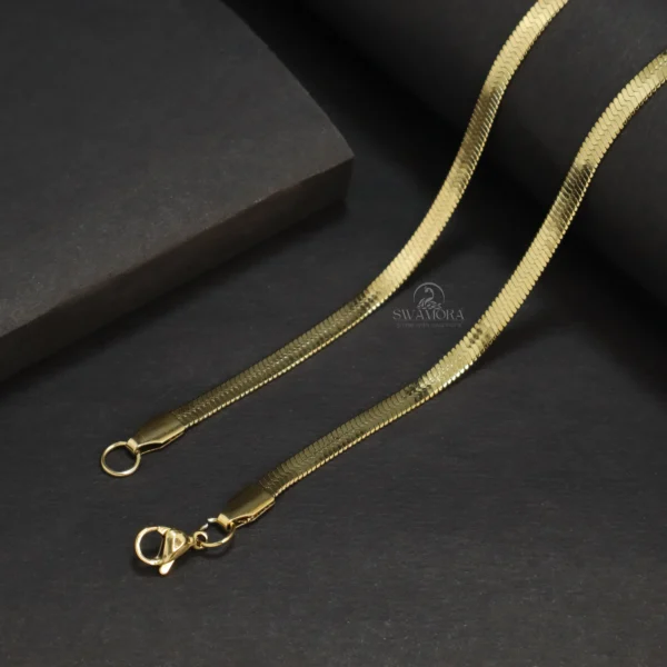 Attractive Gold Plated Snake Chain