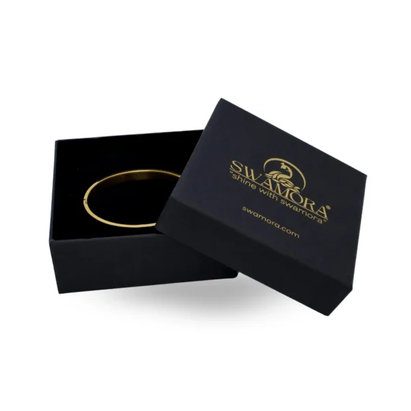 Silver Plated Round Stylish Hand Kada (For Men & Women) - Image 4