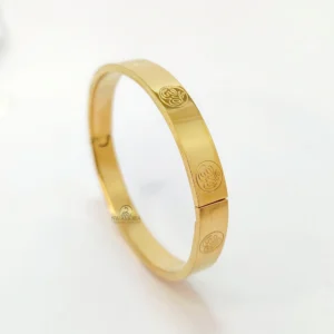 Om Men's Gold Bracelet